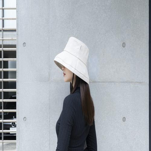 i.D PROTECT U遮熱帽子02ベージュ -18.6℃ UVカット率99.9％ 遮光率