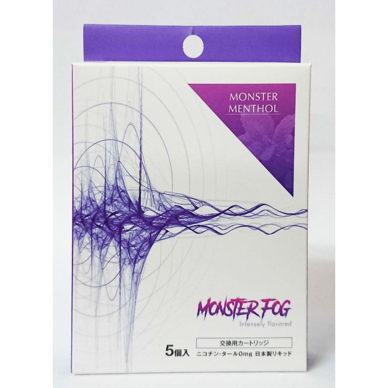 MONSTER FOG フレーバーカートリッジ[モンスターメンソール]1箱(5個