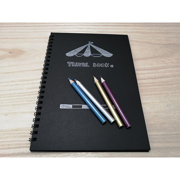 くろノート A5｜ ブラック ノート メモ帳 手帳 日記 シンプル