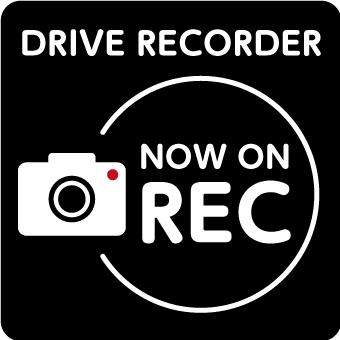 ドラレコ ステッカー マグネット 録画中 防犯対策 黒 かっこいい あおり運転対策 ドライブレコーダー 搭載 ステッカー サイズ 12 12cm 1枚 Dorareco 023 ココ Deマンド 通販 Yahoo ショッピング