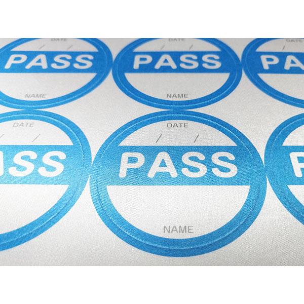 パスシール │ 関係者用シール 入場許可証 ライブ 店舗 工場 現場 病院