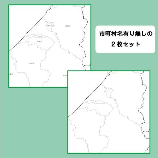 白地図 石川県｜中部地方 地理 自由研究 大きな地図 受験勉強 夏休み 自宅学習 ビジネス 会議 A1｜wellonshop｜02