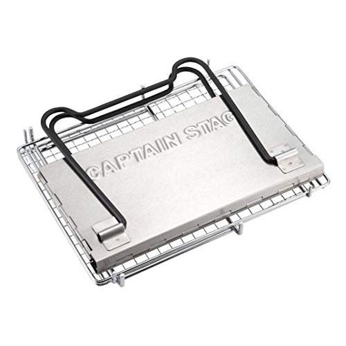 キャプテンスタッグ Captain Stag バーベキューコンロ グリル 焚火台 V型 スマートグリル ステンレス製 ゴトク付き 収納バッグ付き Wellup 通販 Yahoo ショッピング