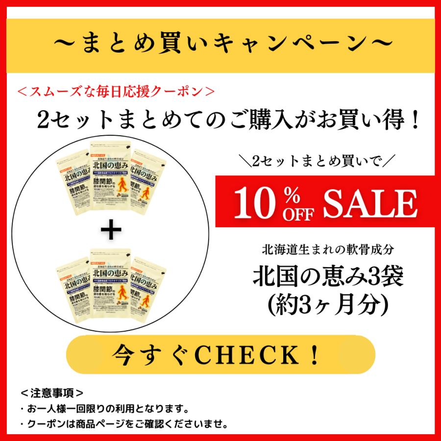 wellvenus 北国の恵み 93粒×3袋 約3ヶ月分 プロテオグリカン 膝 サプリ