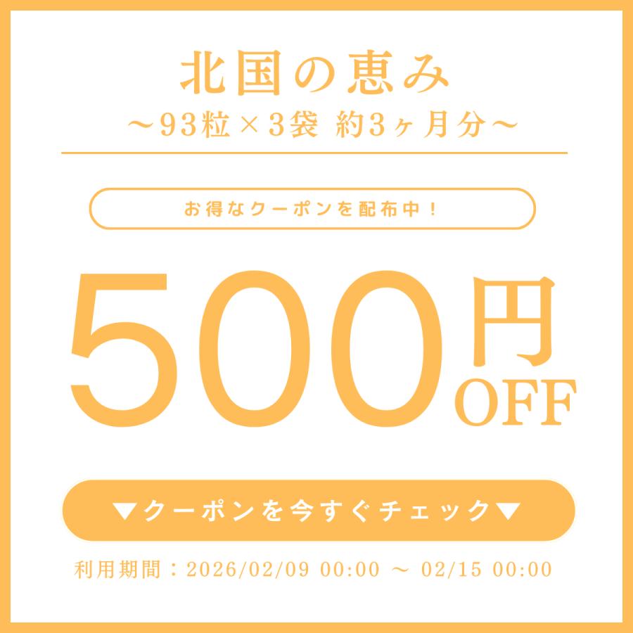 wellvenus 北国の恵み 93粒×3袋 約3ヶ月分 プロテオグリカン サプリ