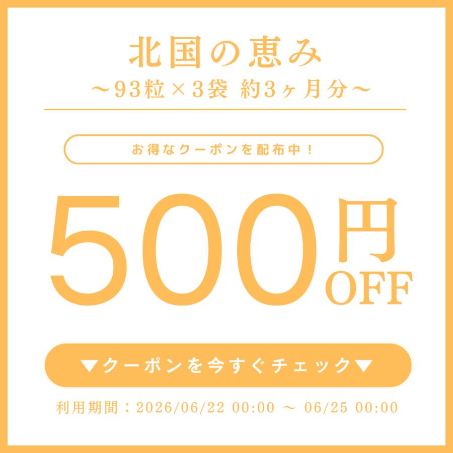 wellvenus 北国の恵み 93粒×3袋 約3ヶ月分 プロテオグリカン 膝 サプリ