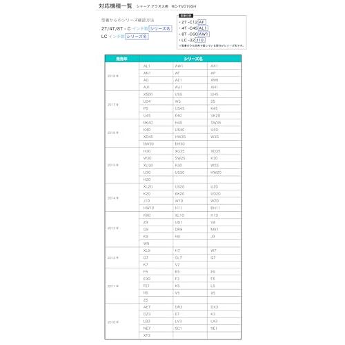 エルパ(ELPA) テレビリモコン シャープ用 (RC-TV019SH) テレビ リモコン 汎用/設定不要 ブラック｜wellvy-mall｜06