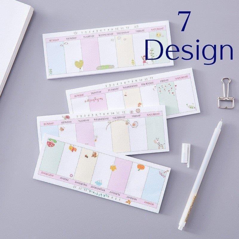 付箋ふせんおしゃれ便利アイデアタグスケジュール手帳仕事おもしろ文具機能的パソコンノートタグスケジュール便利文具週間 Wel6038f Wellwest 通販 Yahoo ショッピング