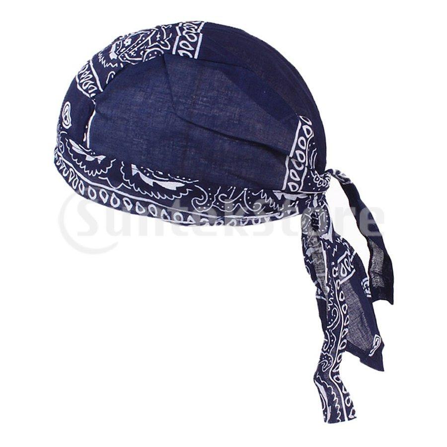 バンダナキャップ メンズ レディース バンダナ帽子 海賊スカーフ 多機能 通気性 贈り物 2個入 Wjub91 Welply 通販 Yahoo ショッピング