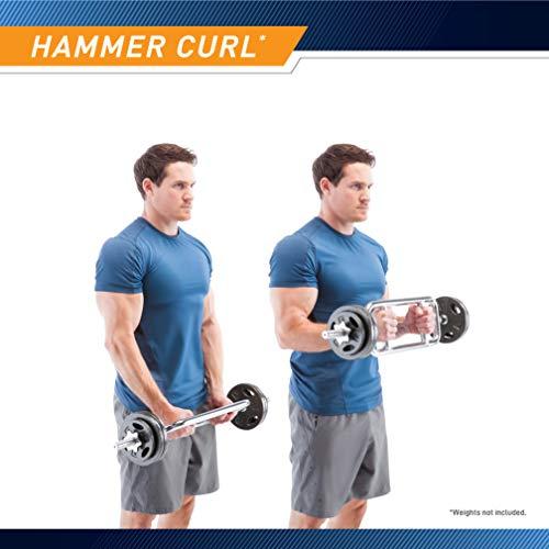 【美品】 重量挙げ・ボディビル用マーシーねじ式ソリッドクローム三頭筋バーIRBB-34 T 【2596480985】(16490円)