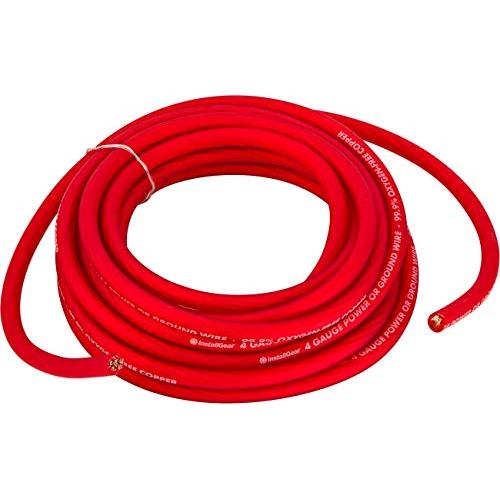 InstallGear 4ゲージアンプ配線キット|アンプ取り付け配線True SpecとSoft Touch Wire付きアンプキット|4ゲージ線、4ゲージアンプキット、アンプ配線キット