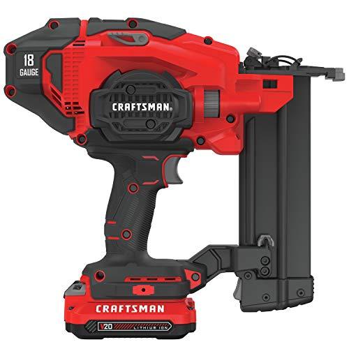 CRAFTSMAN V 20コードレスBrad Nailer Kit、18 GA (CMCN 618 C 1)