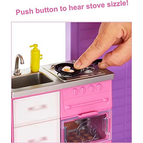 現品発送 車椅子対応エレベーター・プール・スライド・付属品70点 (家具・生活用品含む) バービー・ドリームハウス・ドルハウス3歳から7歳プレゼント 【1693183485】(61645円)