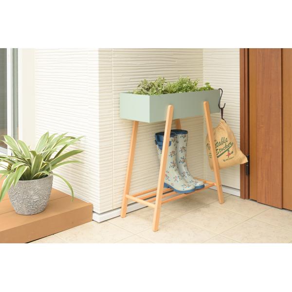 プランタースタンド Pw 51 おしゃれ ラック プランターボックス 営業 プランター スタンド 室内 屋外 木製 かわいい 植物 長方形 北欧