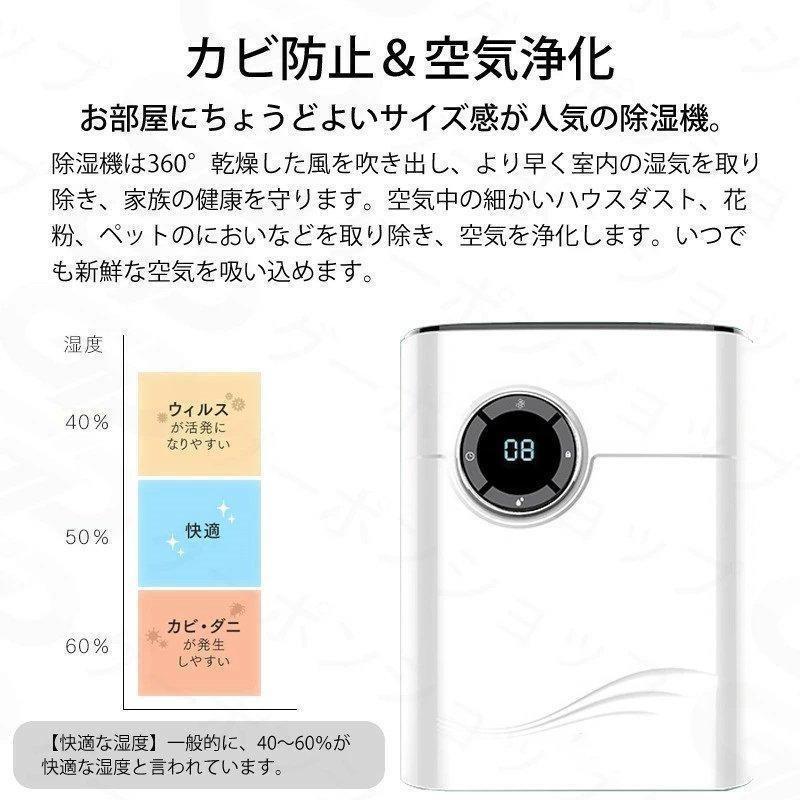 除湿機 衣類乾燥 コンプレッサー式 大容量 強力 小型 空気清浄機