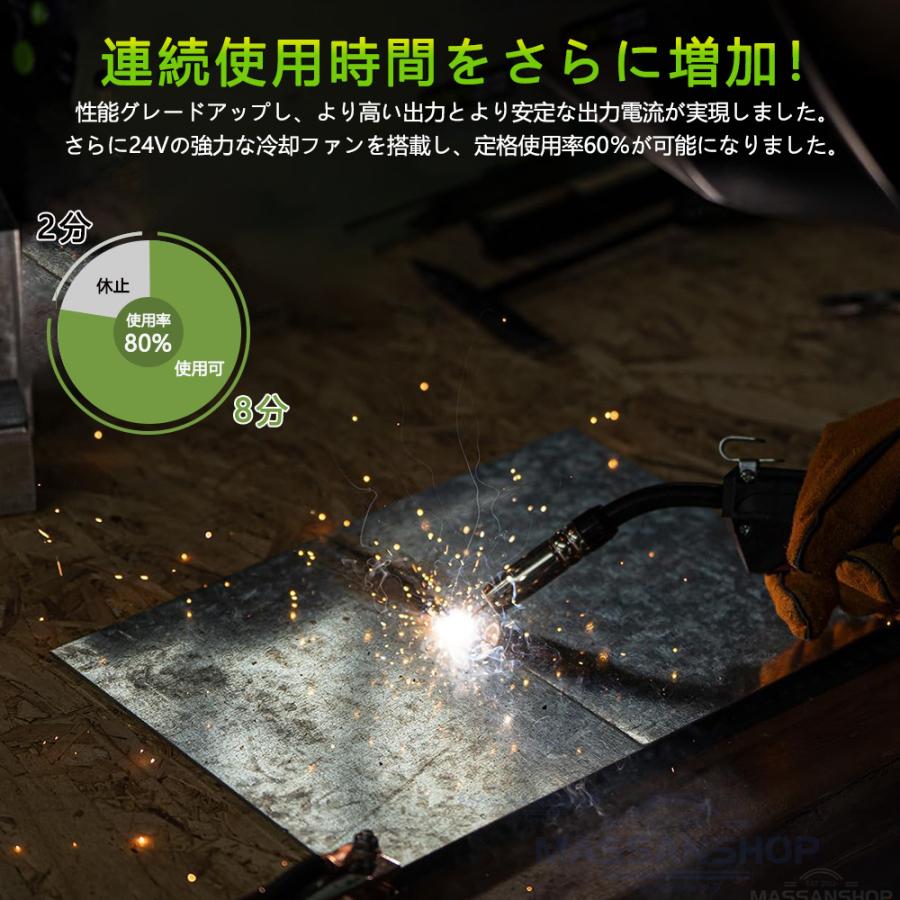 半自動溶接機 100V MIG溶接機 最大出力140A 小型 軽量 1台3役 液晶表示