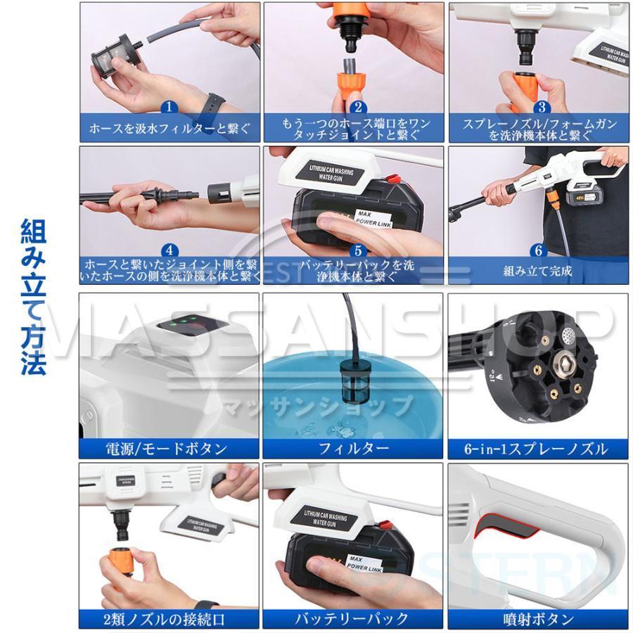 高圧洗浄機 コードレス 充電式 マキタ バッテリー併用 家庭用 最大吐出