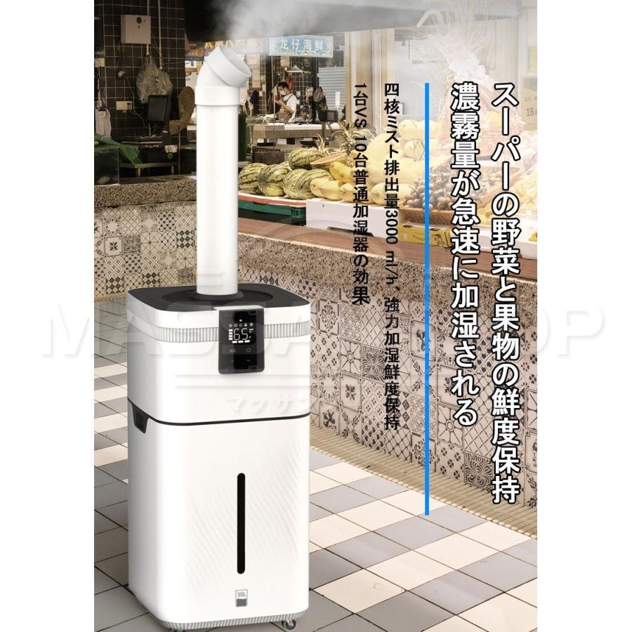 加湿器 超音波式 30L 大型 業務用 家庭用 30L大容量 超音波加湿器 UV除 