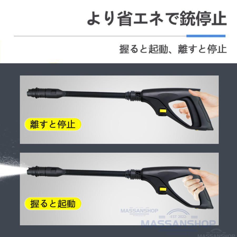 高圧洗浄機 業務用 1800W 17MPa 水道直結 自吸両用 高圧ホース20m 電源