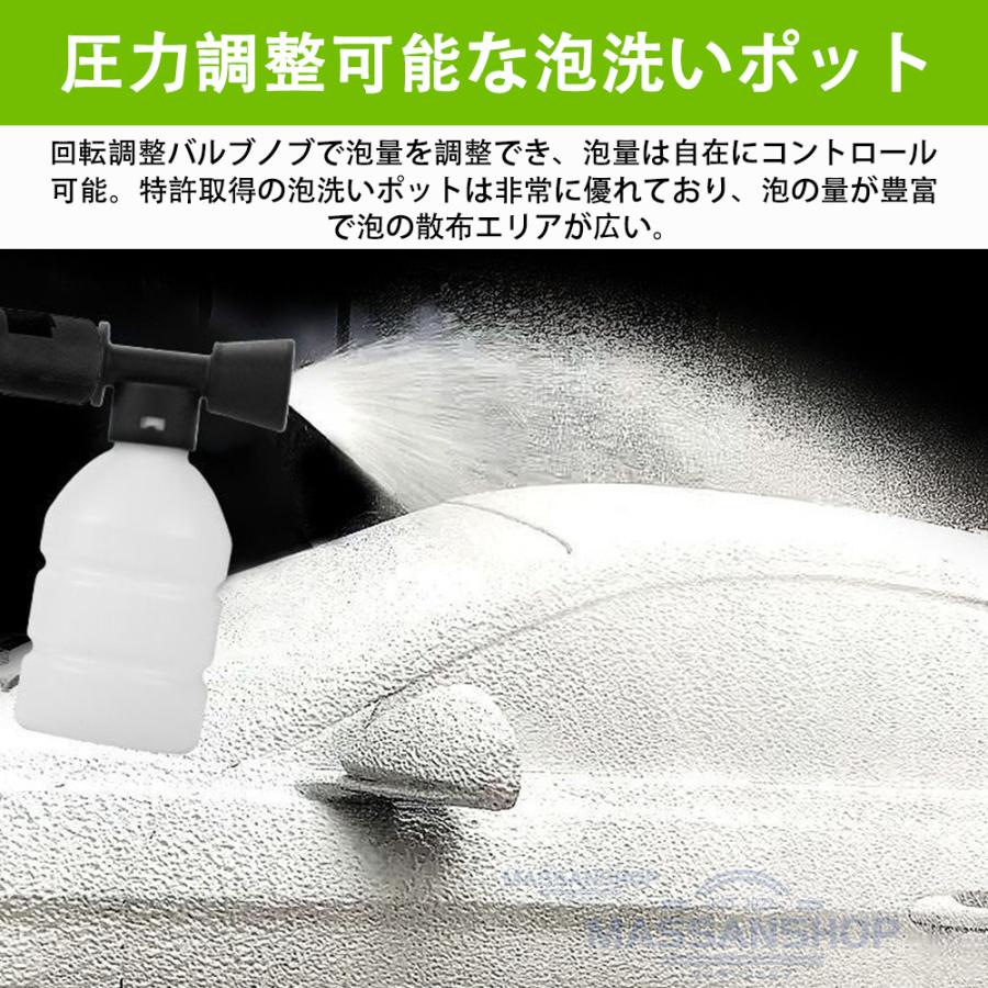 高圧洗浄機 業務用 家庭用 水道直結 AC 1200W 最大吐出圧力18MPa IPX5