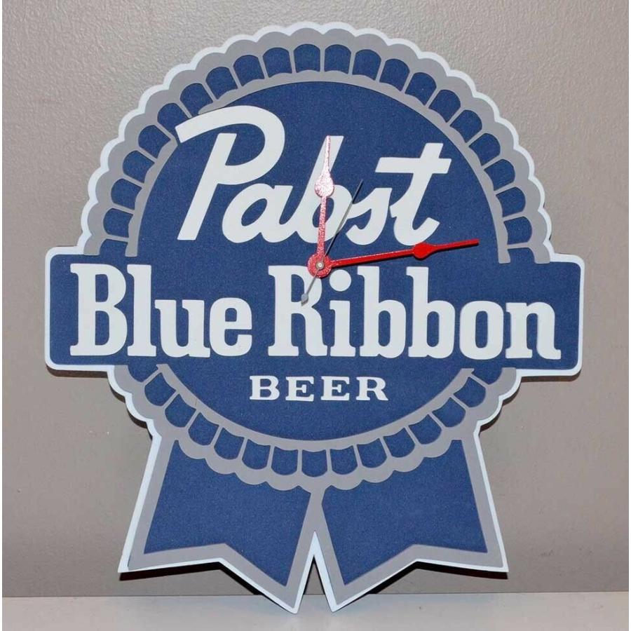 Pabst Blue Ribbon Beer パブスト ブルー リボン ビール 3D吊り下げ壁時計 :T07A001:ウェルデル  Yahoo!ショッピング店 - 通販 - Yahoo!ショッピング