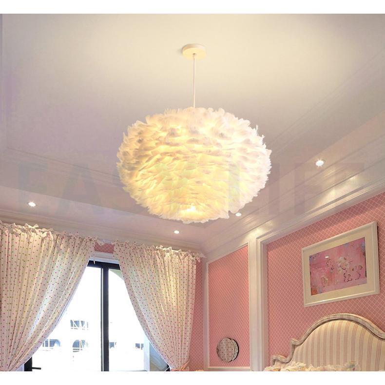 ペンダントライト 北欧 吊下げ 天井照明 LED 間接照明 羽 雲