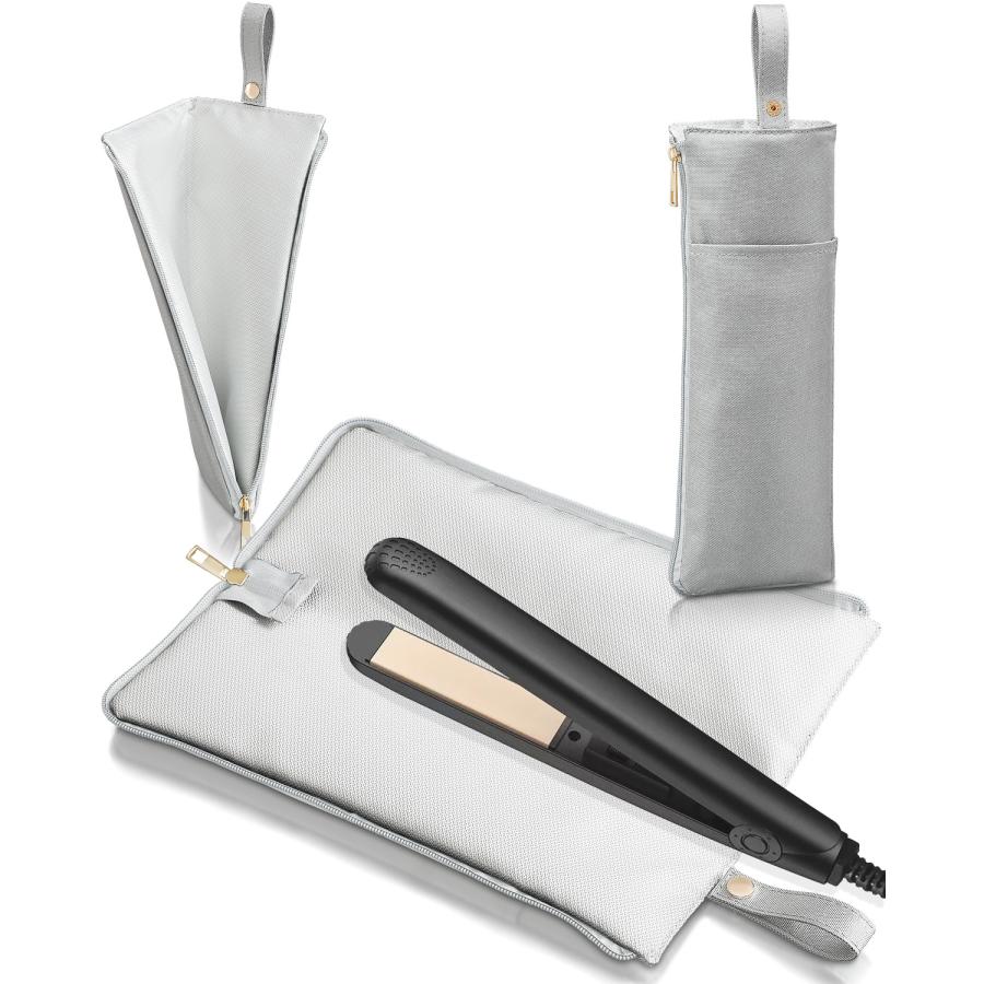 ヘアアイロンケース 収納 熱いまま 耐熱 300度 吊り下げ 旅行 アイロン
