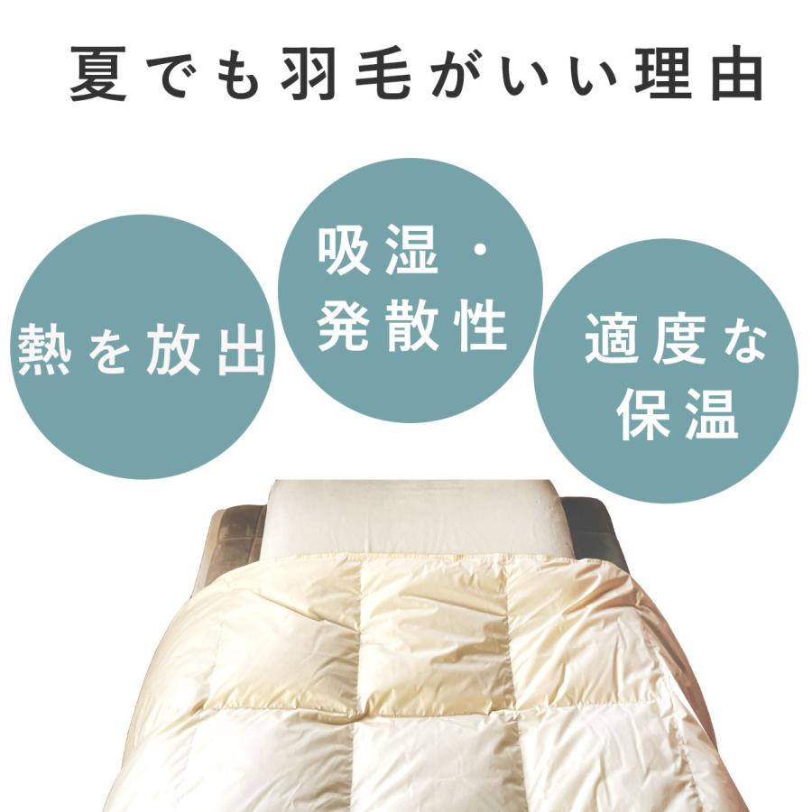 肌掛け布団 洗える 掛け布団 羽毛布団 シングル ロング 日本製 ダック