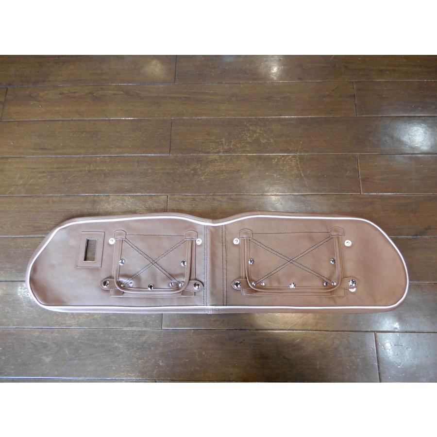 B-WORK グリルマフ MK2以降用 ブラウン/ホワイトパイピング ローバー