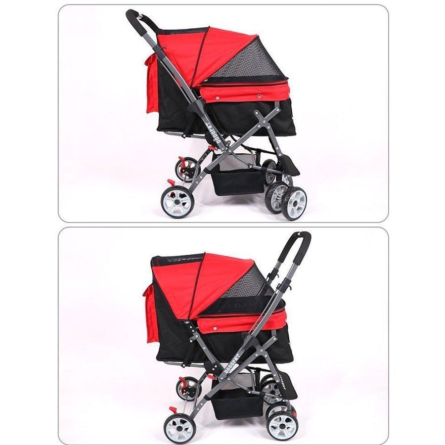 【値下げ⭕️】 ペットカート ペットバギー DODOPET 切り替え ハンドル 多頭飼い 大型犬 中型犬 小型犬 犬 荷物入れ バスケット キャノビー付き 4輪 折り 【E1697382265】(10780円)