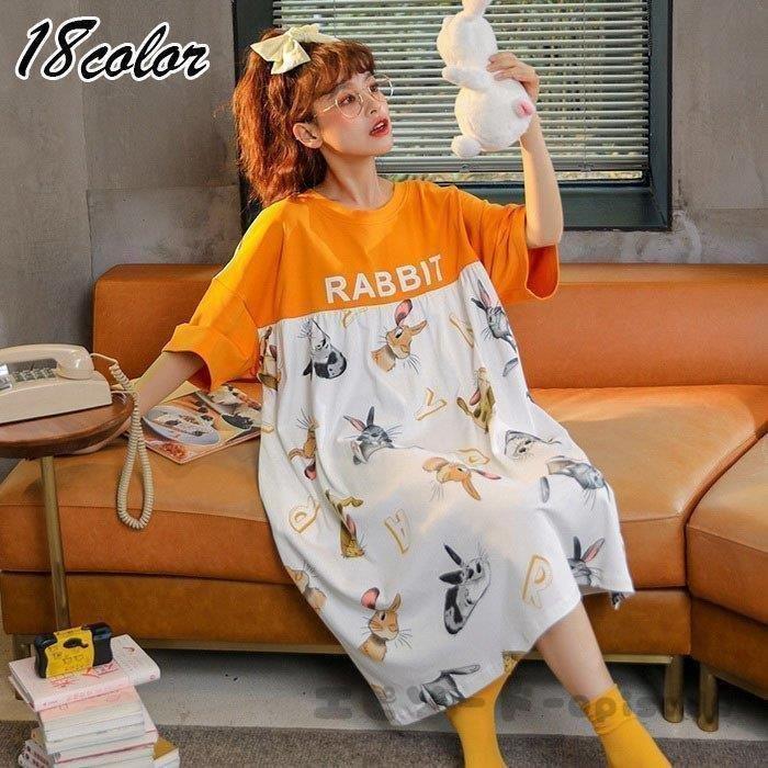 市場 パジャマ 大きいサイズ 韓国風部屋着寝巻き 半袖春夏 レディース ルームウェア