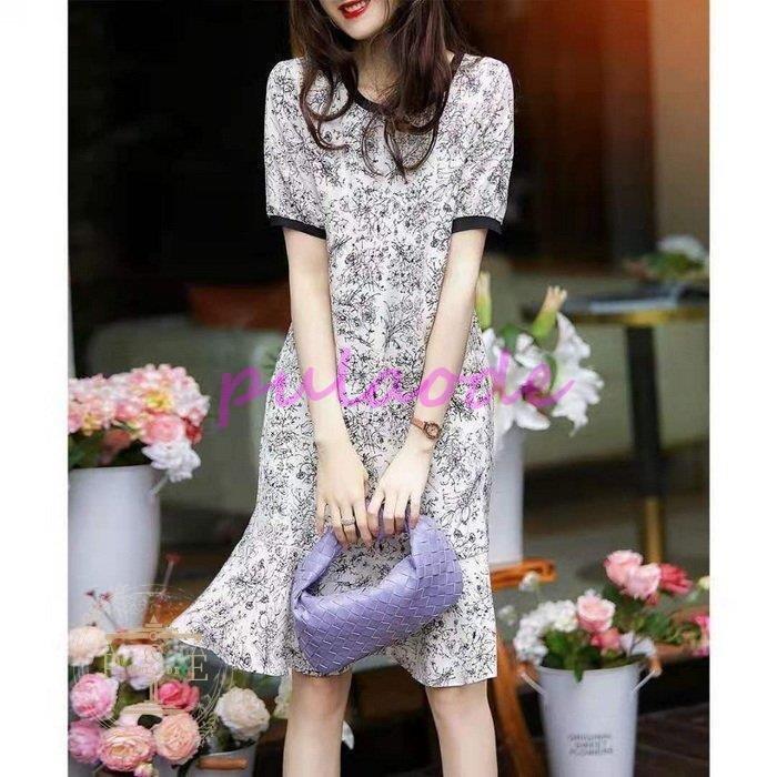 ワンピース レディース 40代 膝丈ワンピース 春夏 半袖ワンピース 着痩せ きれいめ 30代 韓国風 オシャレ通勤 大人上品 花柄 シフォンフレアスカートaライン 海外限定