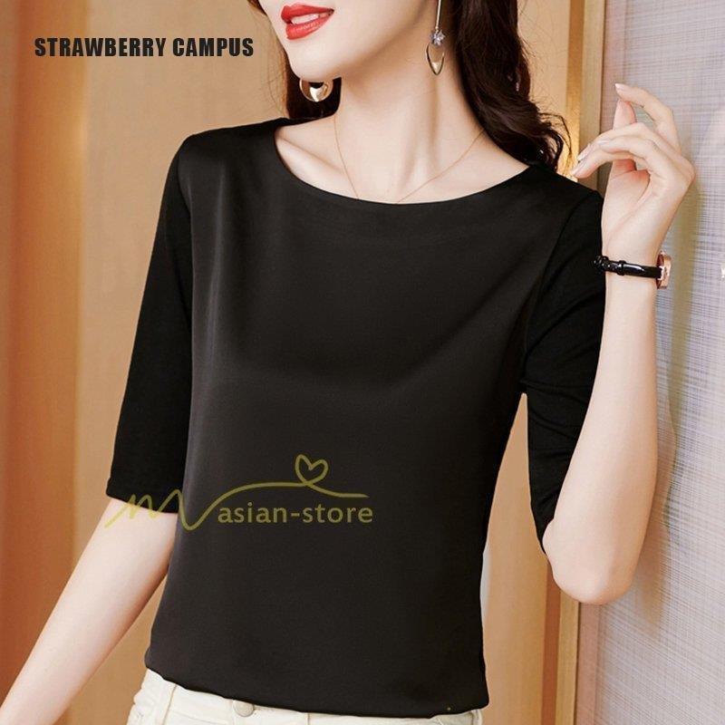トップス tシャツ レディース 春 夏 秋 半袖 クルーネック 無地 プルオーバー オシャレ Tシャツ 20代30代40代50代 着痩せ お出かけ カジュアル 上品 エレガント お気にいる トップス tシャツ レディース 春 夏 秋 半袖 クルーネック 無地 プルオーバー オシャレ Tシャツ 20代30代40代50代 着痩せ お出かけ カジュアル 上品 エレガント お気にいる