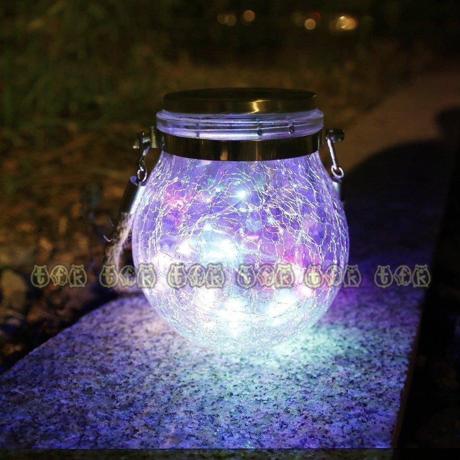 待望 クラックライト led 庭 おしゃれ ソーラーライト 屋外 ソーラーライト ガーデンライト デッキ 照明範囲 太陽光発電 玄関 ソーラー カラー カラーライト Www We Job Com