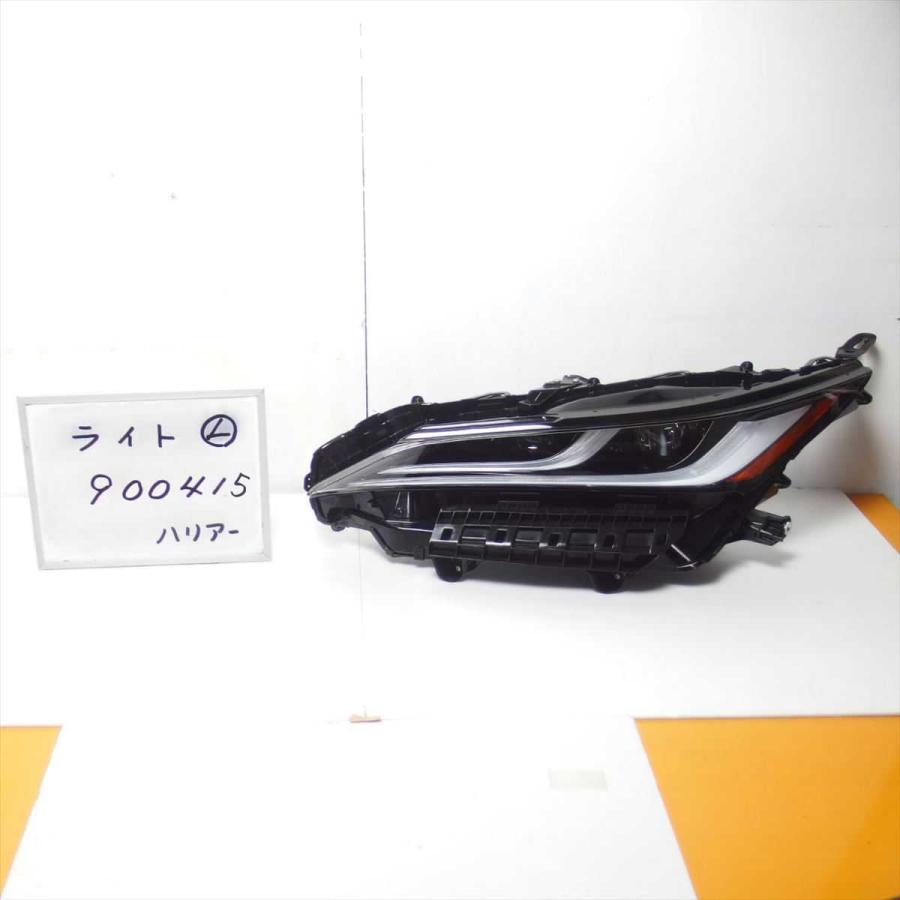 送料無料 ハリアー MXUA80 ヘッドランプ ライト 左 L 中古 即決
