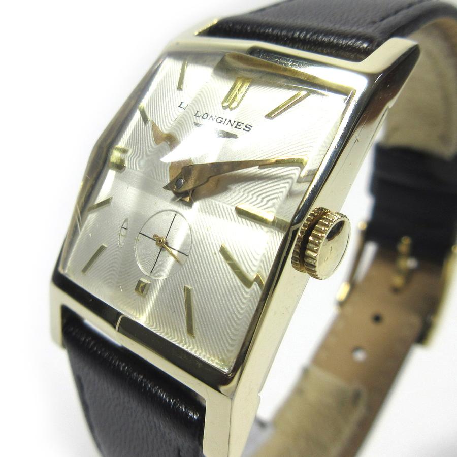 LONGINES シルバー 長方形 ロンジン ドルチェヴィータ クォーツ、ステンレススティール