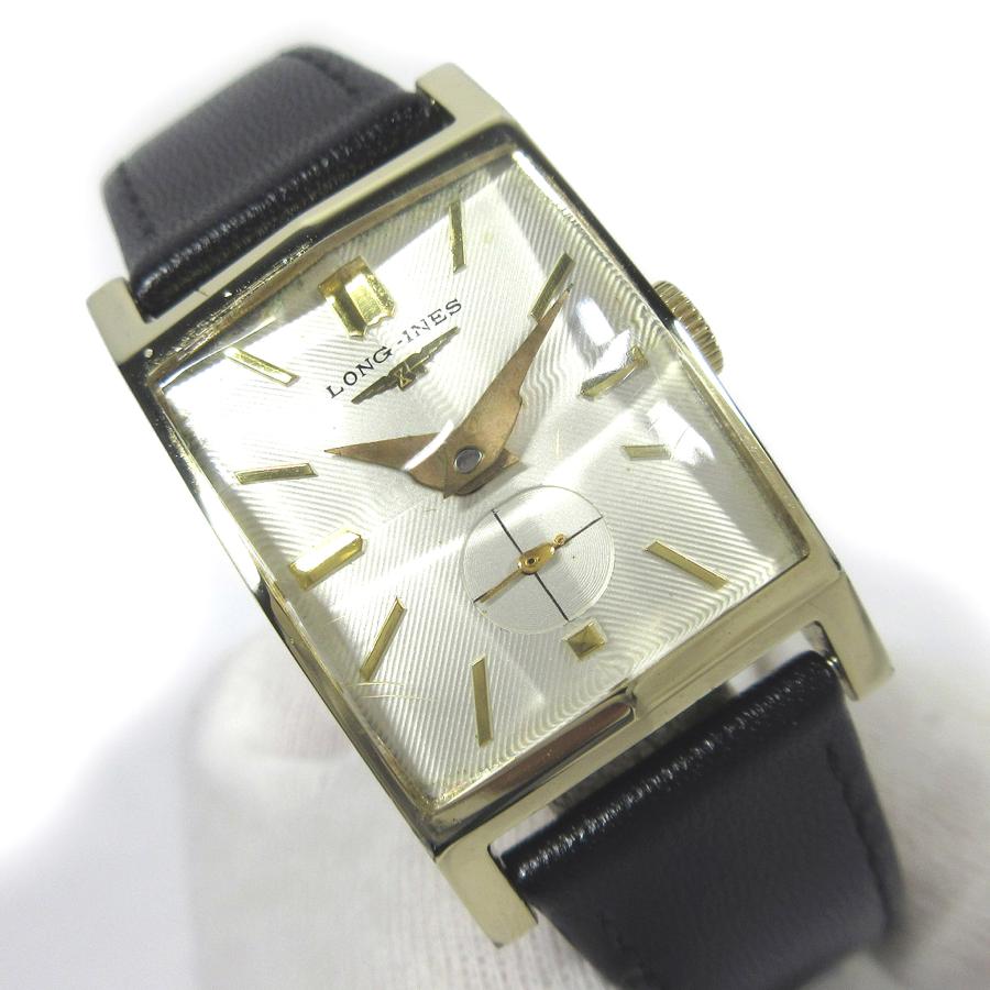 宝*斎様 ロンジン　自動巻き 腕時計 シルバー文字盤 レザー　ヴィンテージ ロンジン グランドクラシック L4.689.2 クォーツ Cal.L176.2 SS