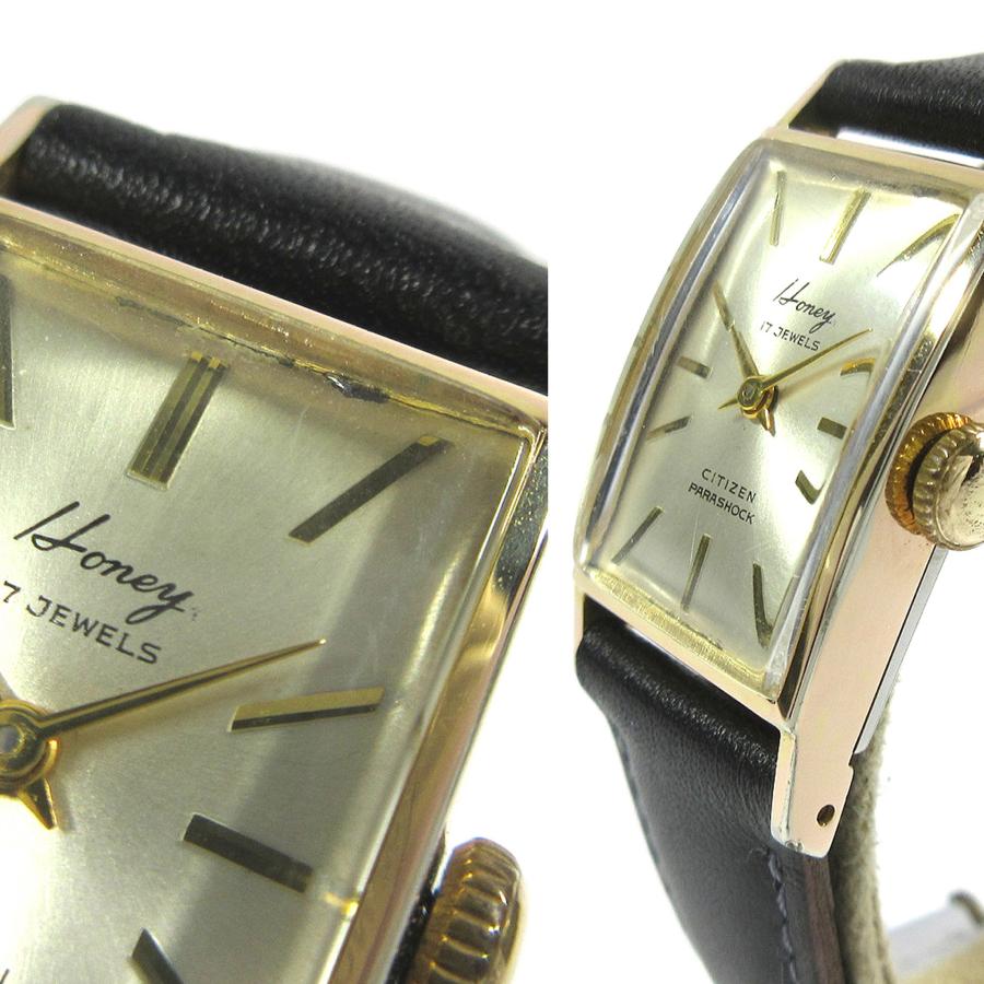 CITIZEN（シチズン） 1963年 ヴィンテージ H6026 ハニー 放射シルバー