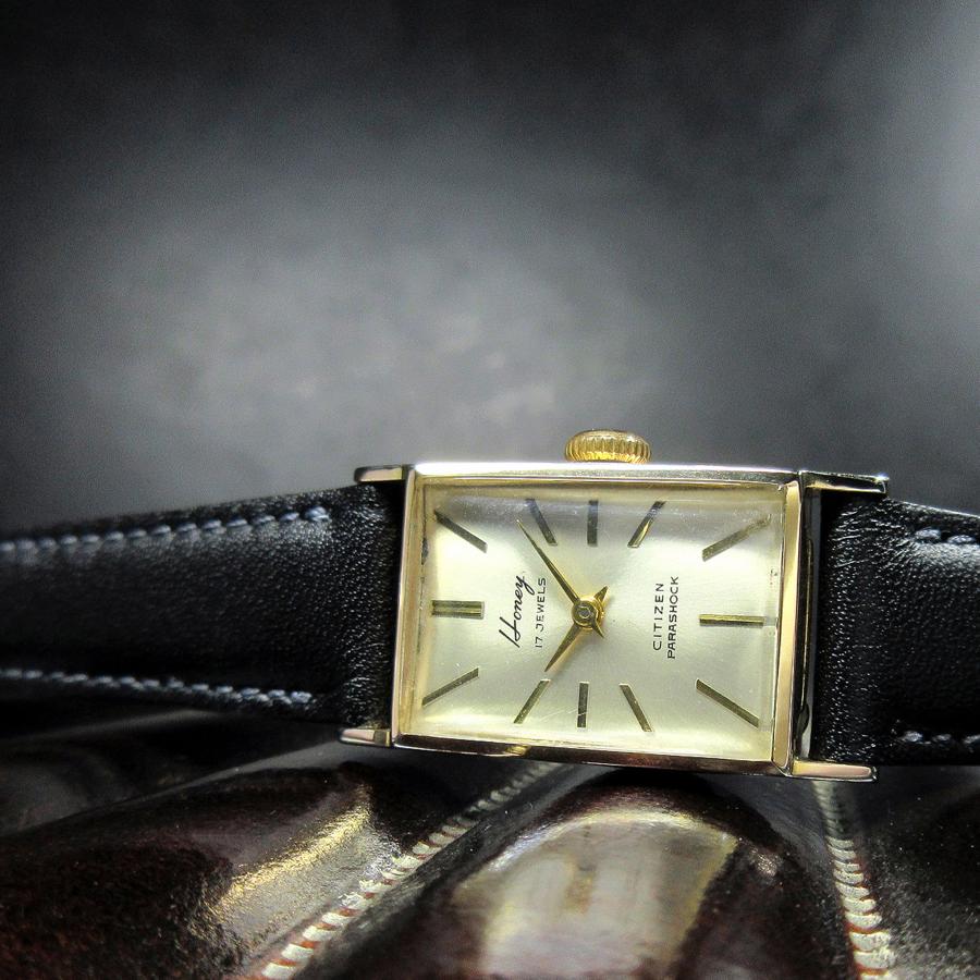 CITIZEN（シチズン） 1963年 ヴィンテージ H6026 ハニー 放射シルバー