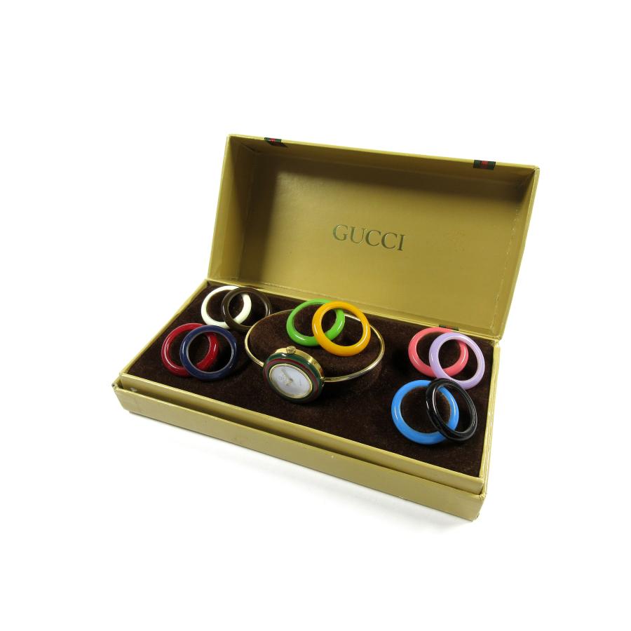 GUCCI ワイヤーバングルウオッチ2747L 2025年最新】gucci 時計