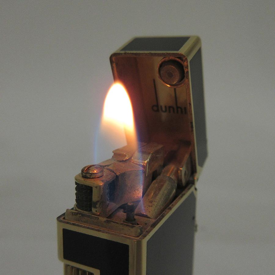 b*n様 ヴィンテージ　dunhill　ガスライター dunhill ダンヒル ヴィンテージ ブラック ラッカー デザイン