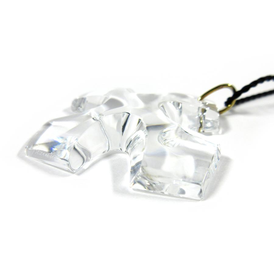 Baccarat バカラ　クリスタル クロス型ネックレス　アクセサリー　ロゴ バカラ 【バカラ】ビジュゥ クリスタルガラス クロスモチーフ