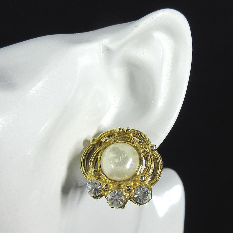 シャネルイヤリング　ビンテージ CHANEL】シャネル イヤリング ヴィンテージ フェイクパール