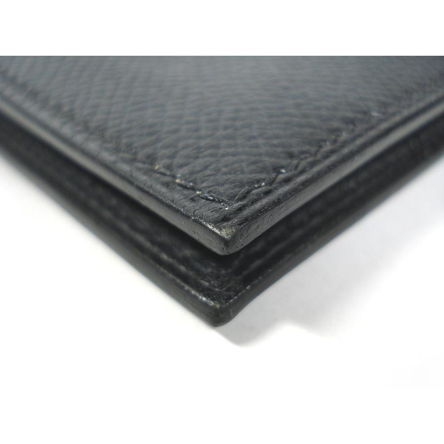 【未使用】エルメス ヴォーエプソン ベアン ブラック 二つ折り長財布 Bearn 【エルメス】ベアン ヴォー エプソン 二つ折り マチなし