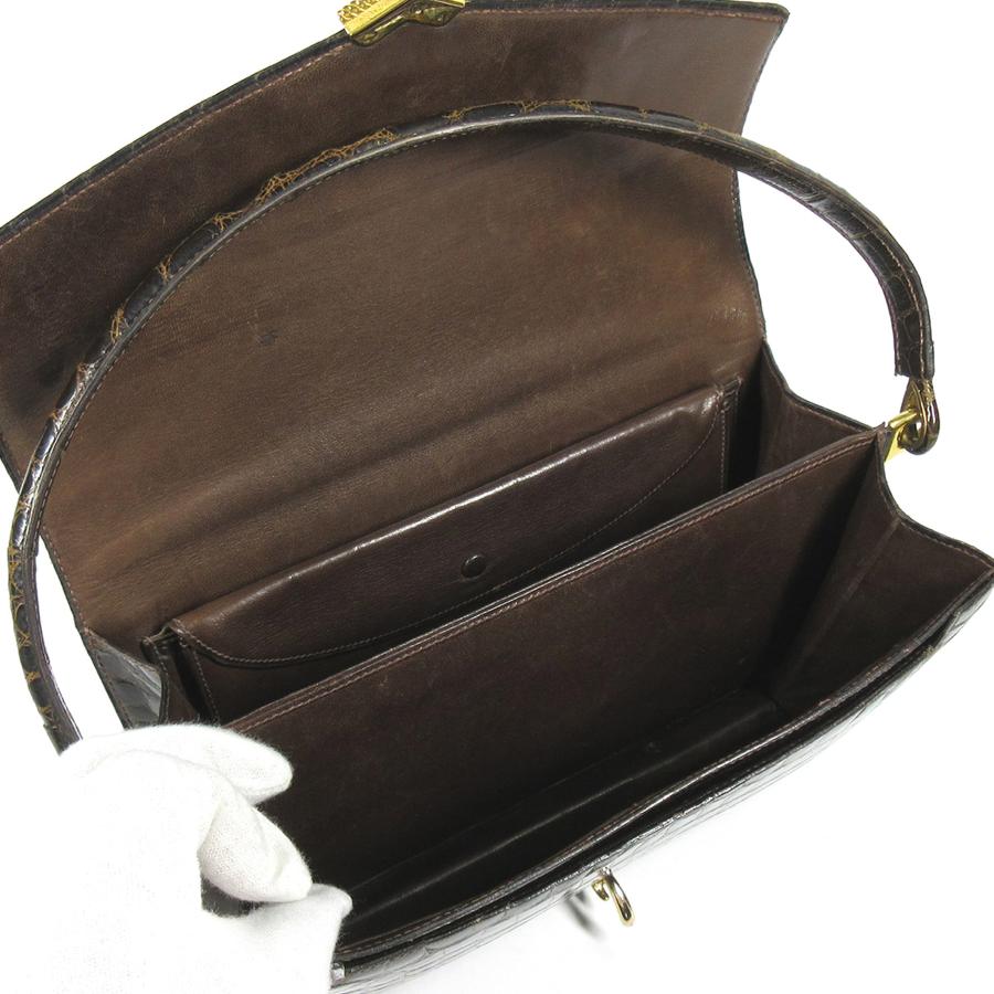 HERMES（エルメス） 1957年 ヴィンテージ クロコダイル ハンドバッグ