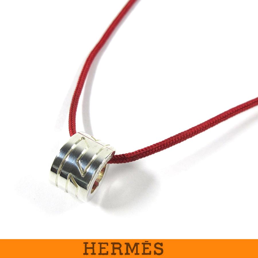 HERMES（エルメス） 1 イタリーク Hロゴリング シルバー ペンダント