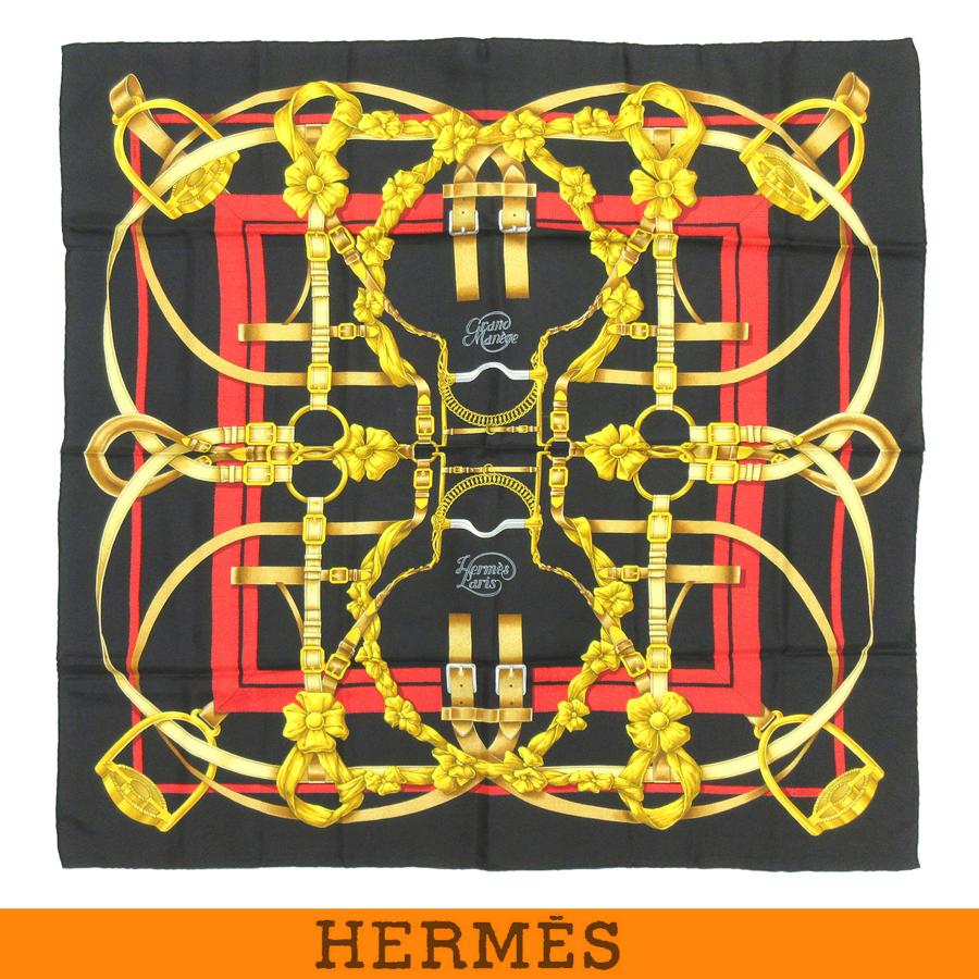 HERMES（エルメス） カレ 90 グラン マネージュ シルク スカーフ