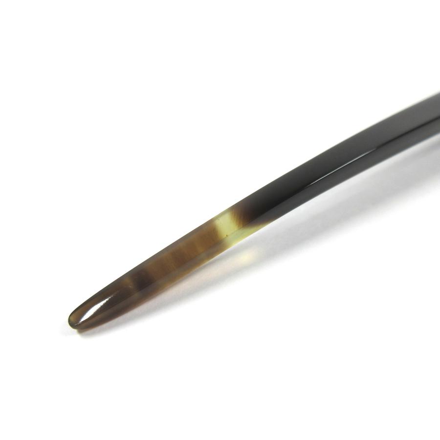 極美品 HERMES かんざし バッファローホーン セリエ HERMES エルメス セリエ バッファローホーン かんざし ブラウン