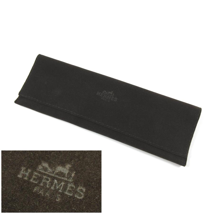 良品　HERMES エルメス　バッファローホーン　かんざし　ヘアアクセサリー　箱 HERMES エルメス セリエ バッファローホーン かんざし ブラウン