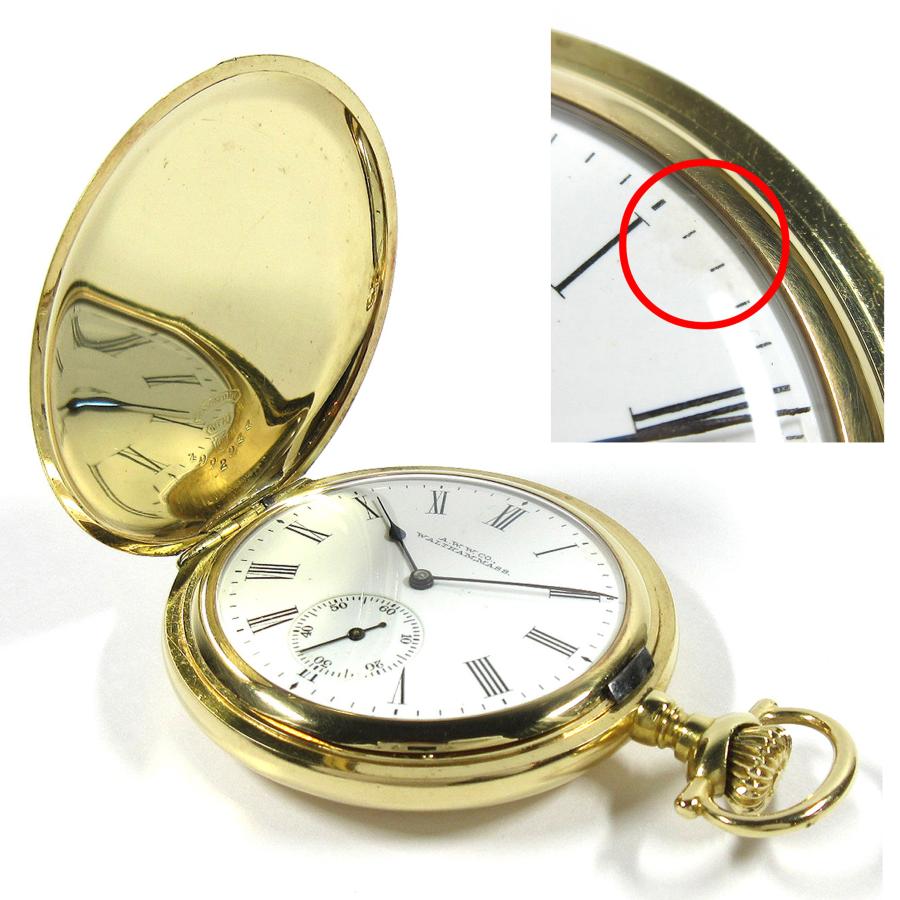 WALTHAM（ウォルサム） 1904年 アンティーク ホワイトポーセリン キー